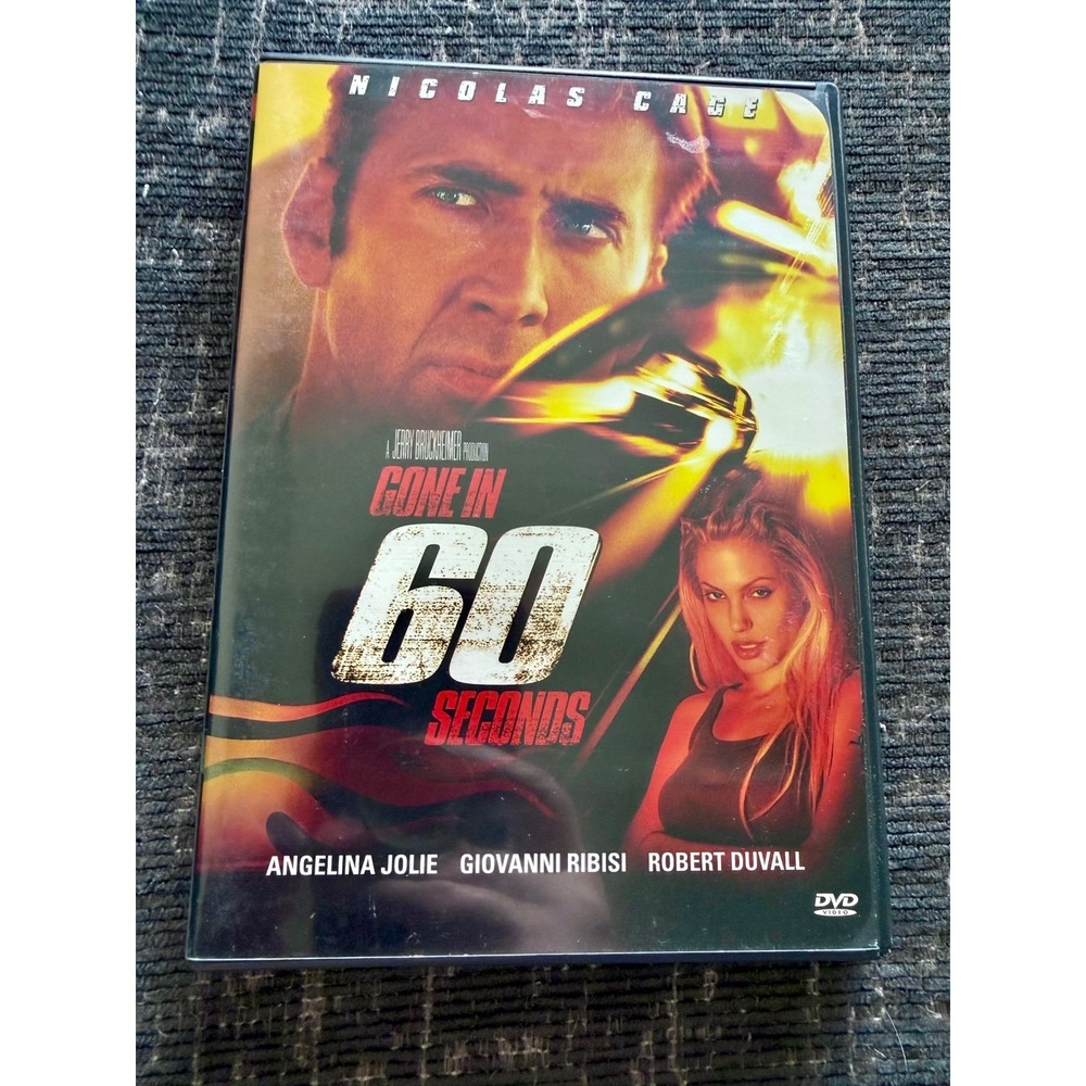 Touchstone Gone In 60 Seconds DVD Excellent Action Heist